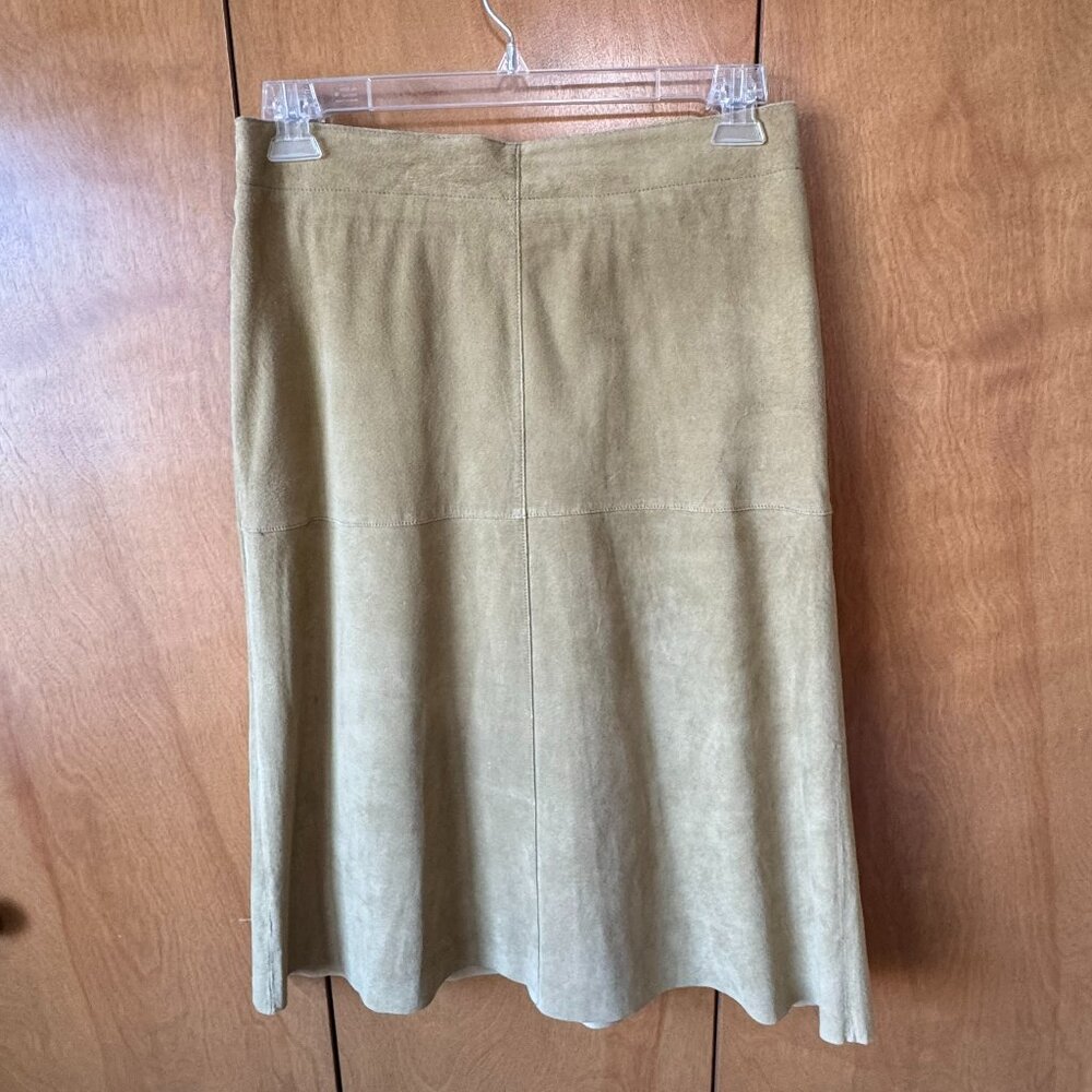 Sigrid Olsen Vintage Suede Skirt